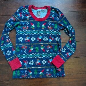 Hanna Andersson Women's Holiday Long John Pajama Top